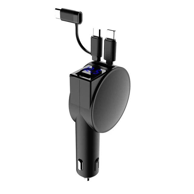 Parysian™ 3-in-1 Retractable Fast Car Charger