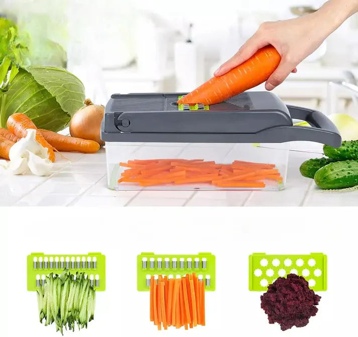 DICERX™ 14-IN-1 MULTIFUNCTIONAL VEGETABLE CHOPPER