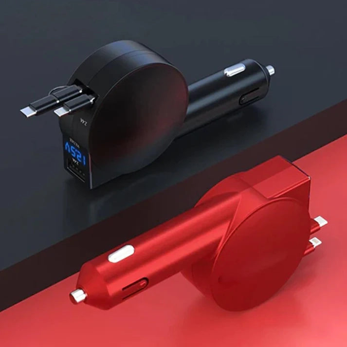 Parysian™ 3-in-1 Retractable Fast Car Charger