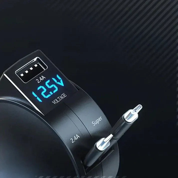 Parysian™ 3-in-1 Retractable Fast Car Charger