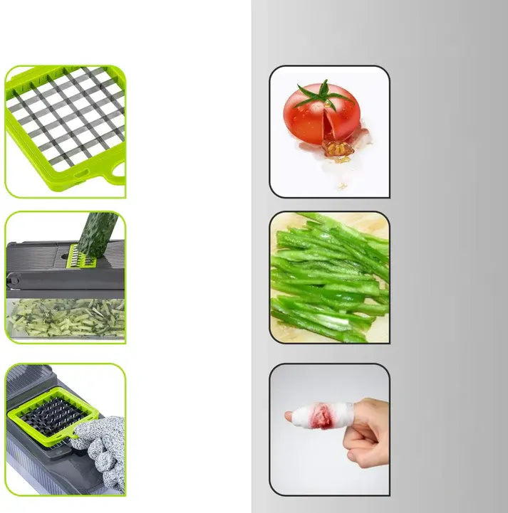 DICERX™ 14-IN-1 MULTIFUNCTIONAL VEGETABLE CHOPPER
