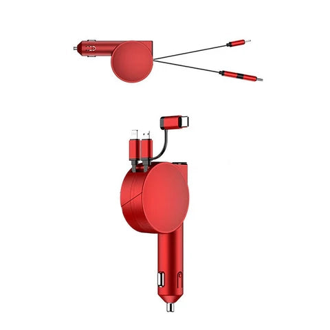 Parysian™ 3-in-1 Retractable Fast Car Charger