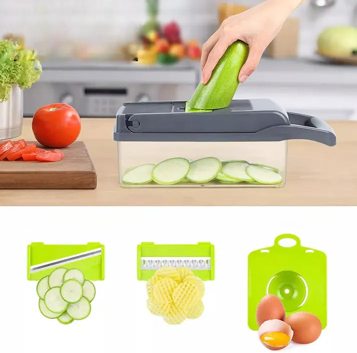 DICERX™ 14-IN-1 MULTIFUNCTIONAL VEGETABLE CHOPPER