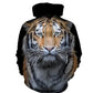 Women's Hooded Printed Windbreaker Jacket