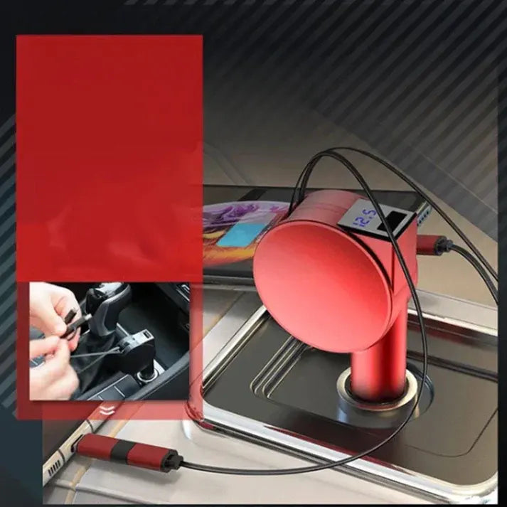 Parysian™ 3-in-1 Retractable Fast Car Charger