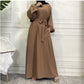 Women's Casual Long Sleeve Pocket Maxi Dress