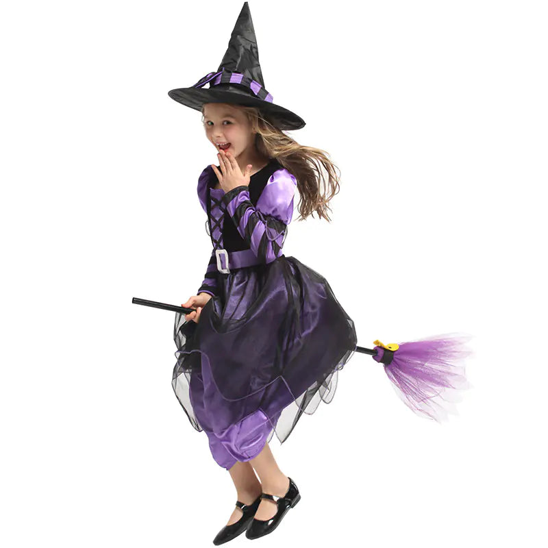Halloween Cosplay Costume - Kids' Witch Dress G-0309A