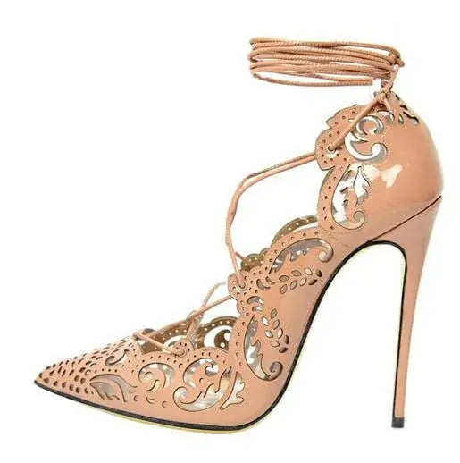 Women Roman Gladiator  See Through  Shoes