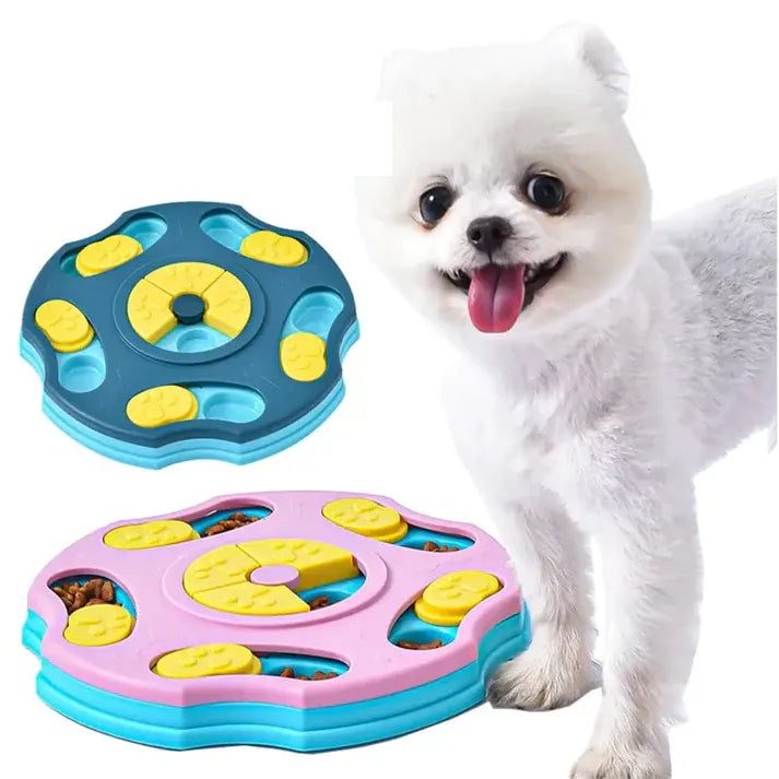 Interactive Dog Food Bowl for Aggressive Chewers