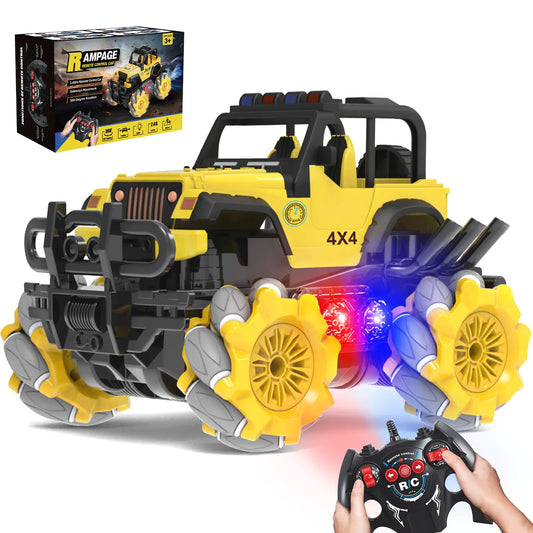 YOTOY Remote Control Car Toys for 6 7 8 9 10 Years Old Boys Drift Stunt Remote Control Car RC Cars for Boys Age 8-12 Stunt Car Remote Control RC Stunt Car Toy Drift Stunt Car Drift RC Cars