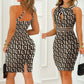 Women's Sleeveless Split Pocket Dress for Parties