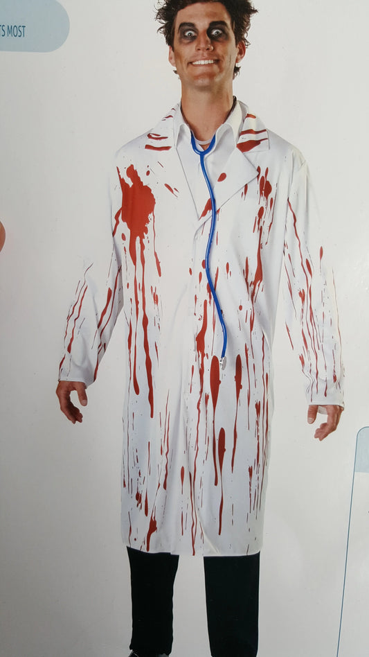 Bloody Doctor Costume for Halloween Adult Party