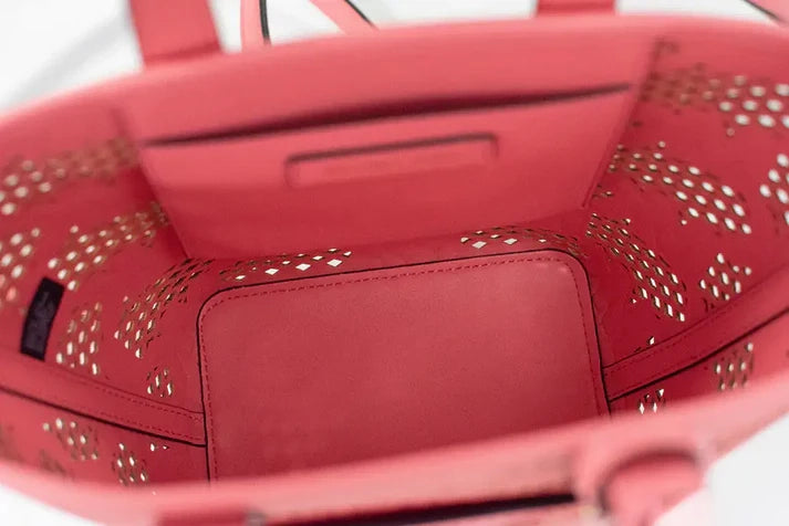 Michael Kors Kimber Small Tea Rose Vegan 2-in-1 Zip Tote