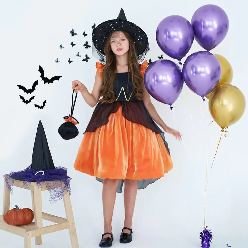Halloween Witch Princess Costume Dress