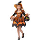 Halloween Witch Princess Costume for Kids