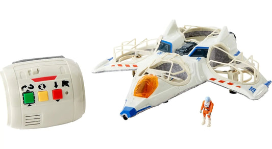 Hot Wheels RC Mattel Disney Pixar Lightyear Spaceship with Buzz Lightyear Action Figure Remote Control Drone