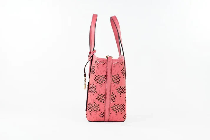 Michael Kors Kimber Small Tea Rose Vegan 2-in-1 Zip Tote
