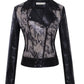 Genuine Leather Women's Jacket - Short Blazer Style