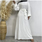 Women's Casual Long Sleeve Pocket Maxi Dress