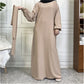 Women's Casual Long Sleeve Pocket Maxi Dress