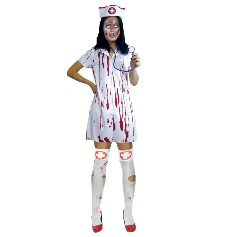 Bloody Doctor Costume for Halloween Adult Party