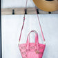 Michael Kors Kimber Small Tea Rose Vegan 2-in-1 Zip Tote