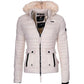 Women's Winter Red Motorcycle Jacket