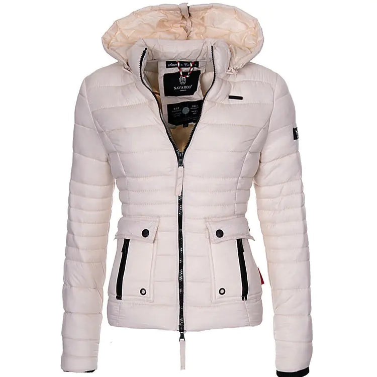 Women's Winter Red Motorcycle Jacket