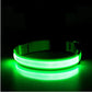 LED Adjustable Dog Collar Blinking Flashing Light Up Glow Pets Safety Waterproof