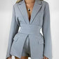 Women's Casual Solid Color Suit Jacket