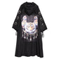 Women's Hooded Printed Windbreaker Jacket