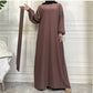Women's Casual Long Sleeve Pocket Maxi Dress
