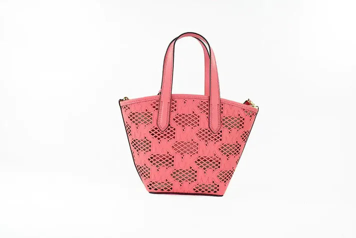 Michael Kors Kimber Small Tea Rose Vegan 2-in-1 Zip Tote