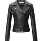Genuine Leather Women's Jacket - Short Blazer Style