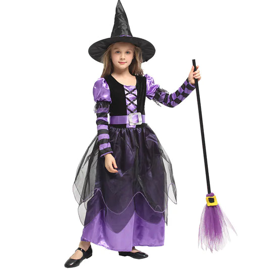 Halloween Cosplay Costume - Kids' Witch Dress G-0309A