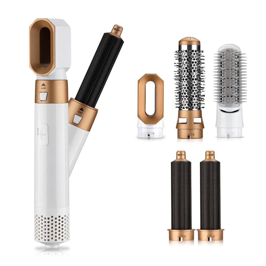 DEALS-DAZE™ 5-in-1 Curling Comb and Straightener